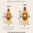 Load image into Gallery viewer, Oversized fleece hoodie with a cozy kangaroo pocket for your cat, featuring a soft and stylish design perfect for snuggling with your feline friend.