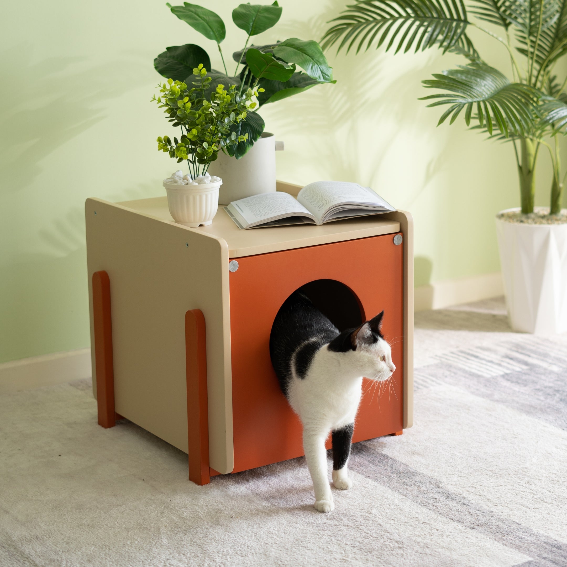 Poop Nest Small Litter Box Enclosure - Main Image