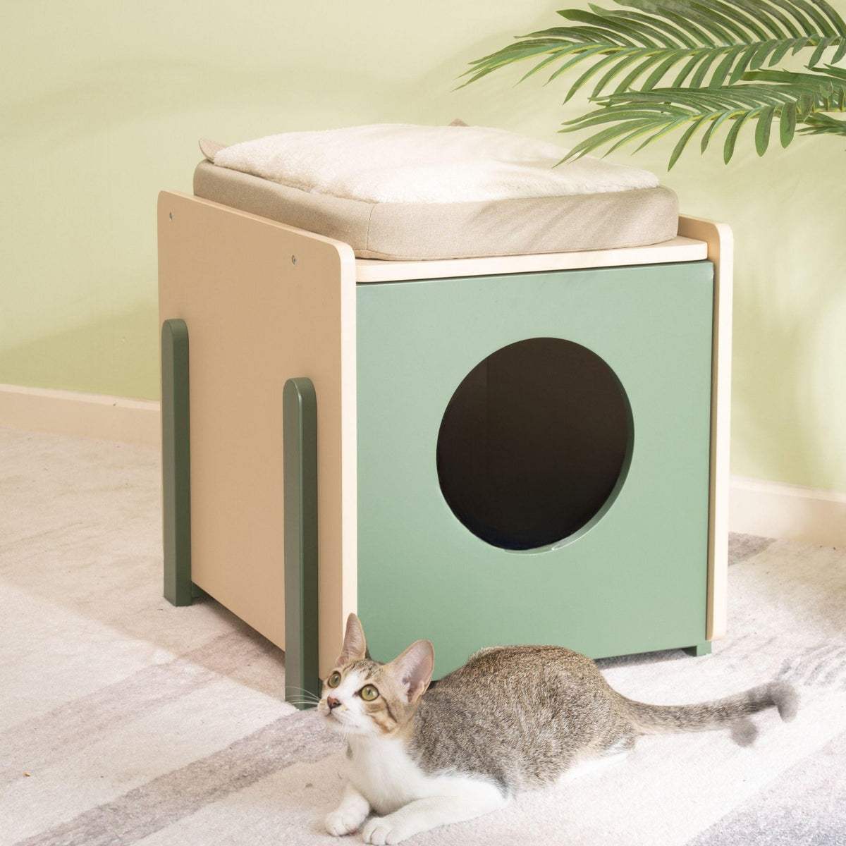Poop Nest - Small Litter Box Enclosure for Little Furballs | Shichic